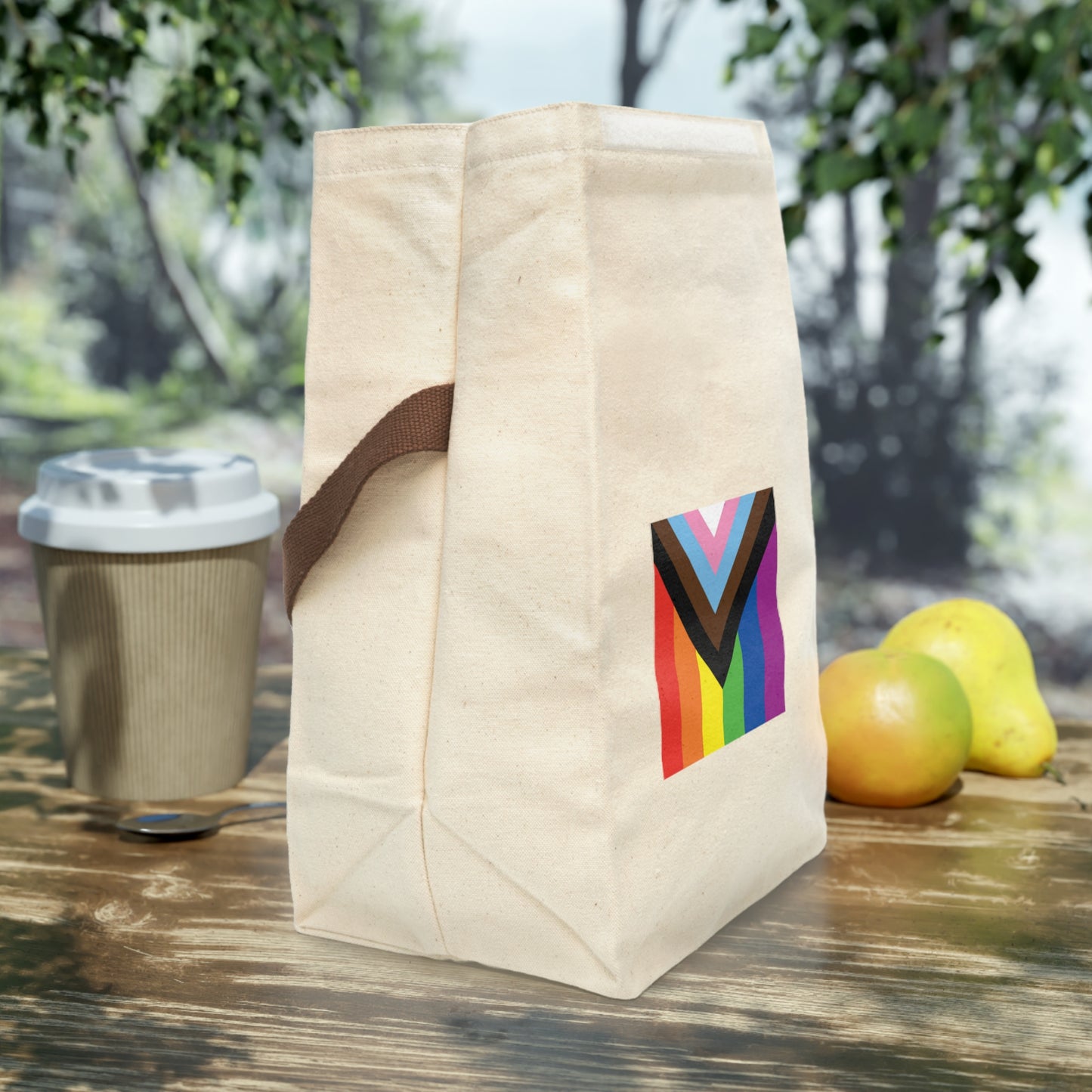 Canvas Lunch Bag Pride Flag (All Stripes)