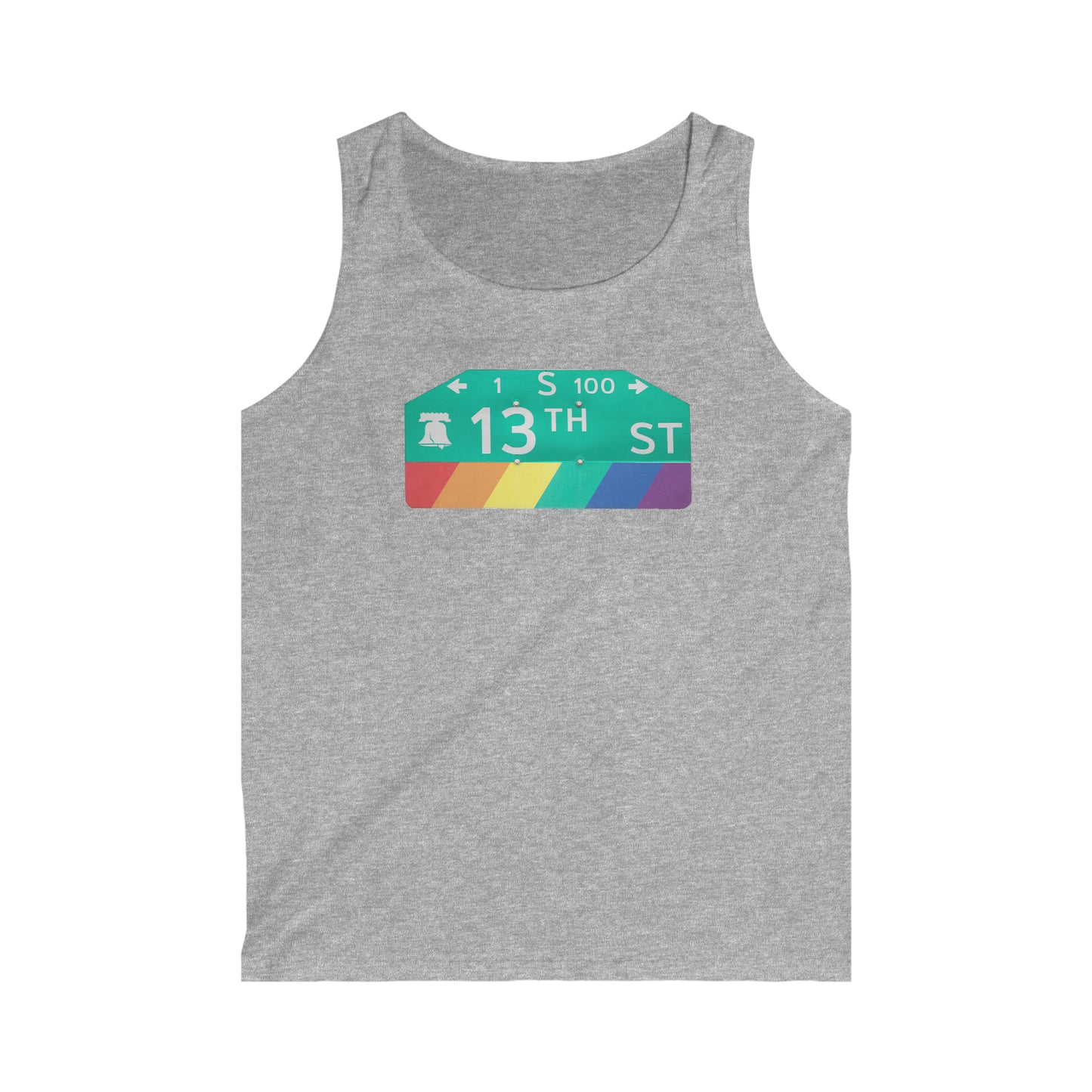 Philly Gayborhood Street Sign Tank Top