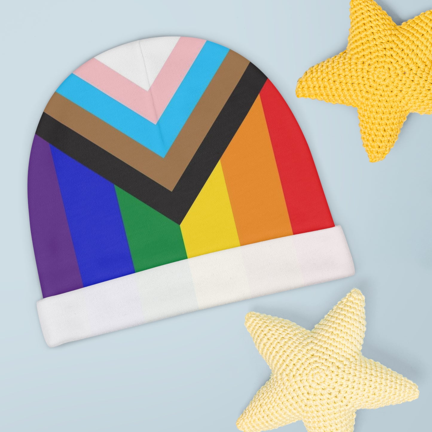 Beanie Hat Philly Inspired Rainbow