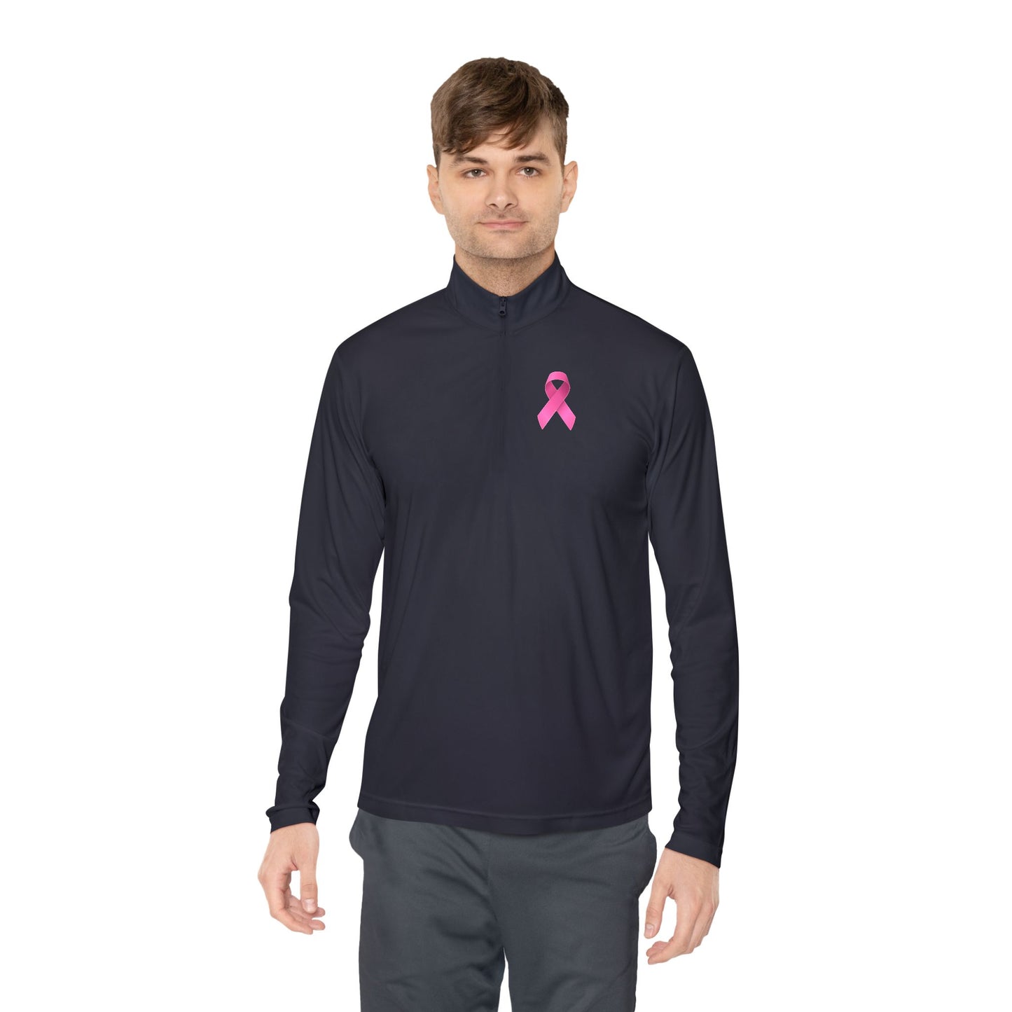 Breast Cancer Unisex Quarter-Zip Pullover
