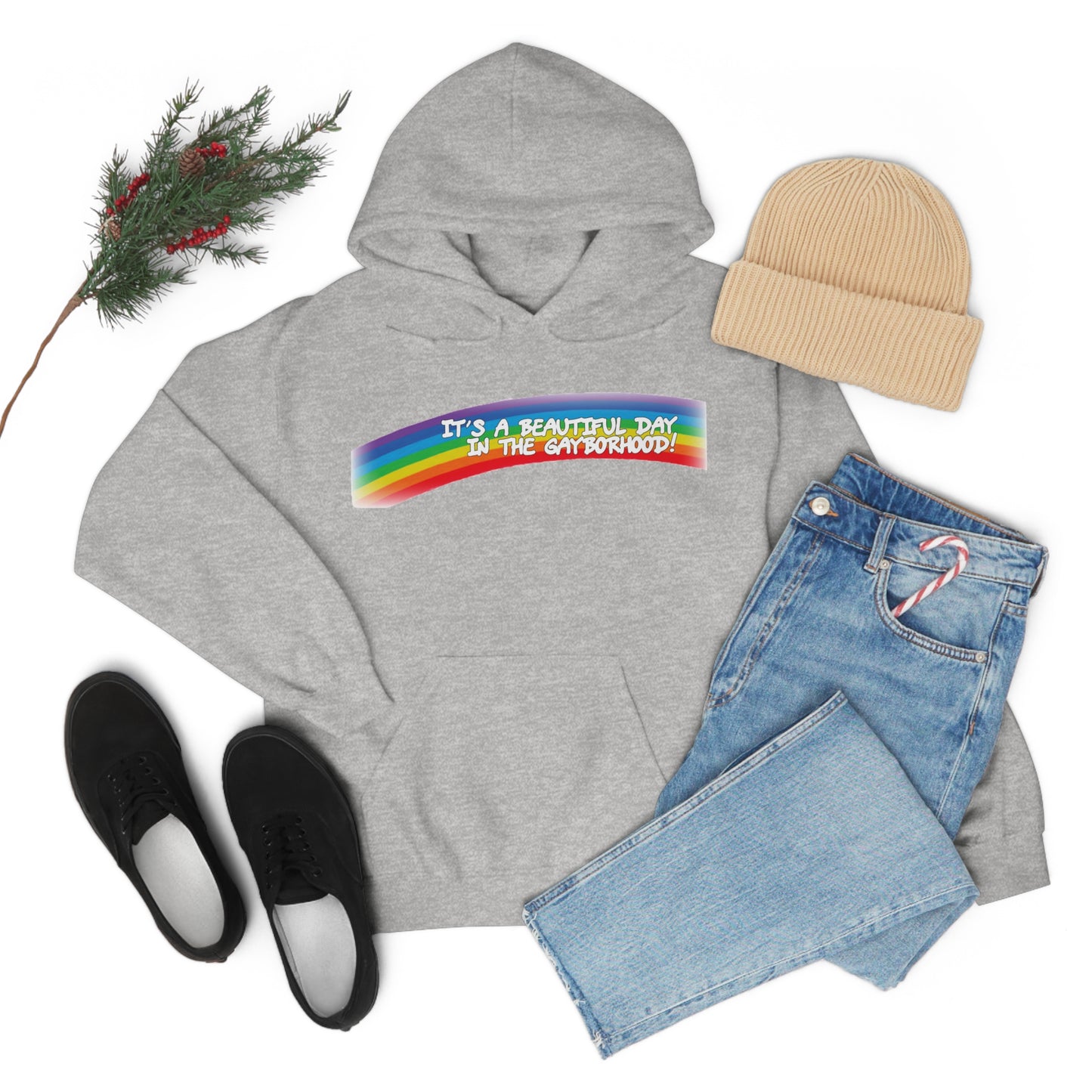Beautiful Day in the Gayborhood Hoodie