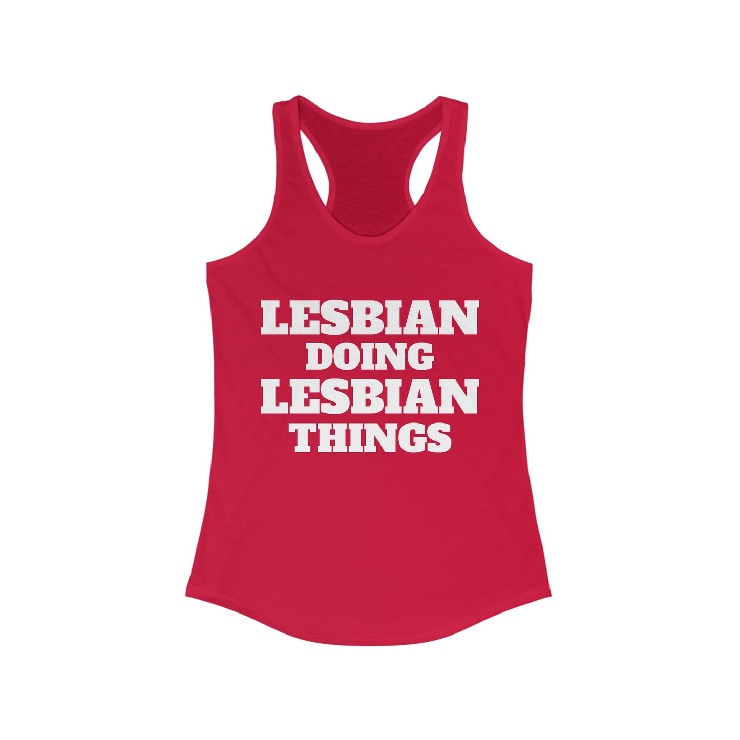 Lesbian Things Women's Racerback Tank