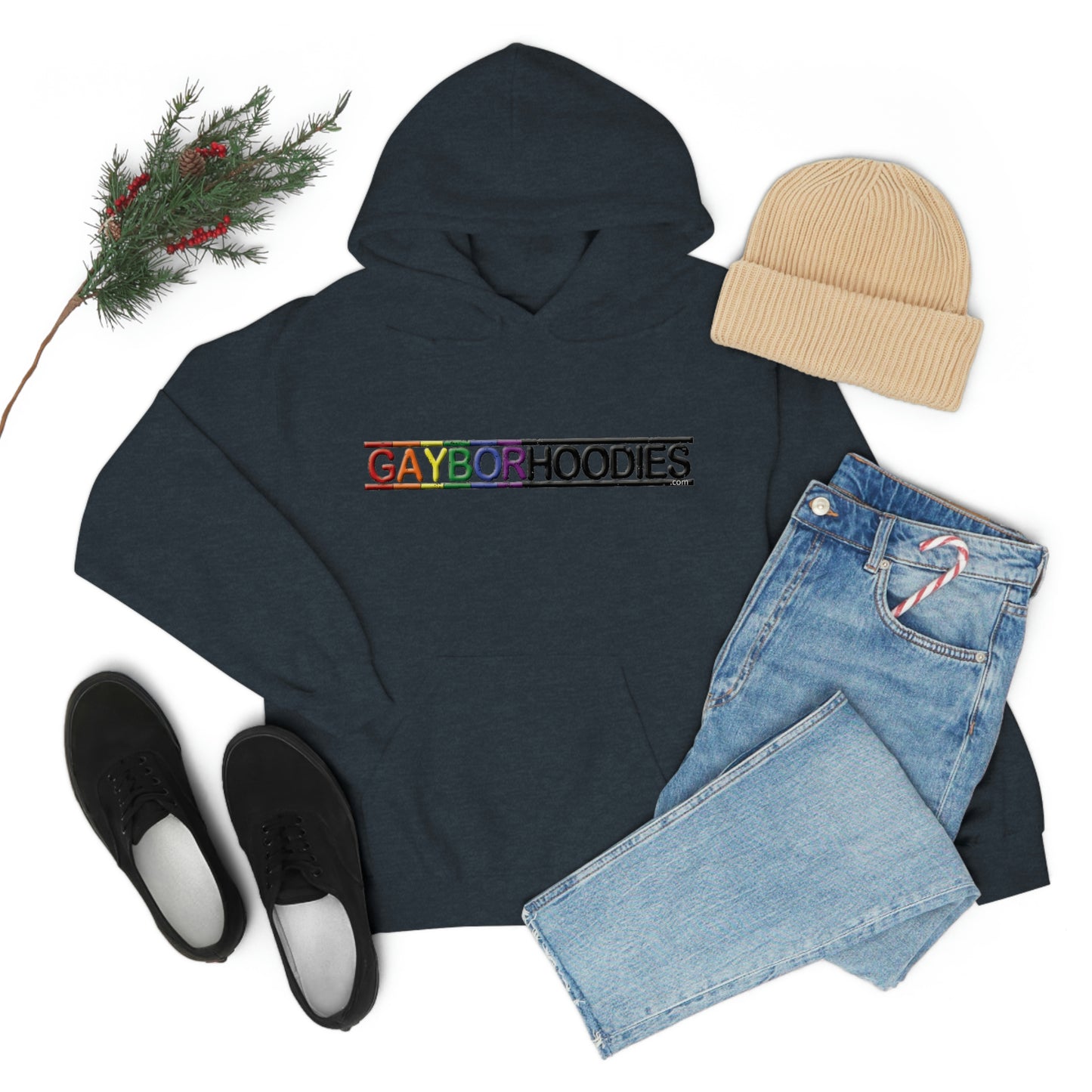 GAYBORHOODIES Logo1 Heavy Blend™ Hoodie