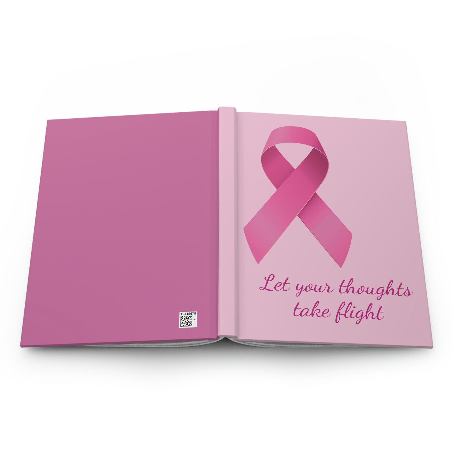 Hardcover Journal Pink Ribbon