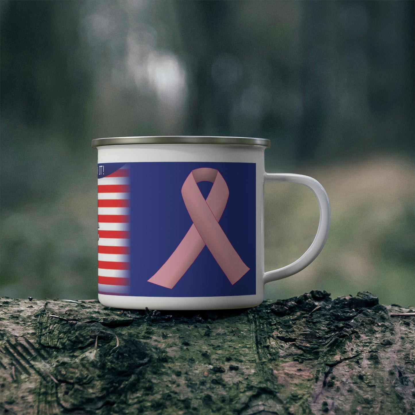 You Can Do It Pink Ribbon Mug