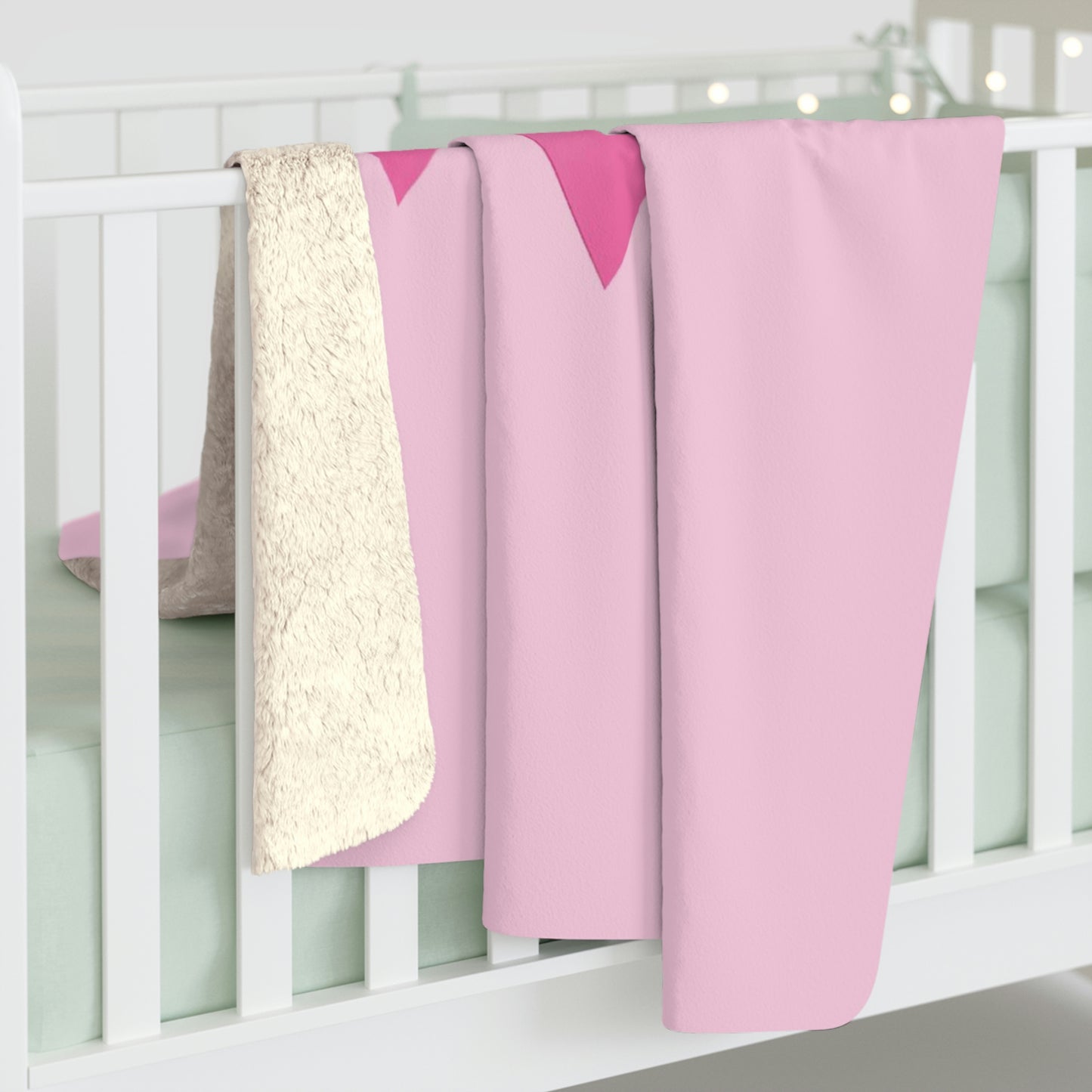 Sherpa Fleece Blanket Breast Cancer Pink Warrior