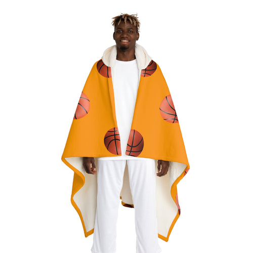 Basketball Hooded Sherpa Blanket