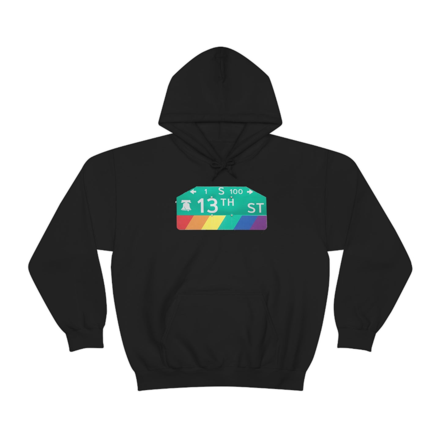 Philly Gayborhood Street Sign Hoodie