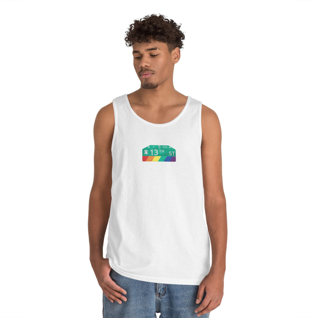Philly Gayborhood Street Sign Tank Top