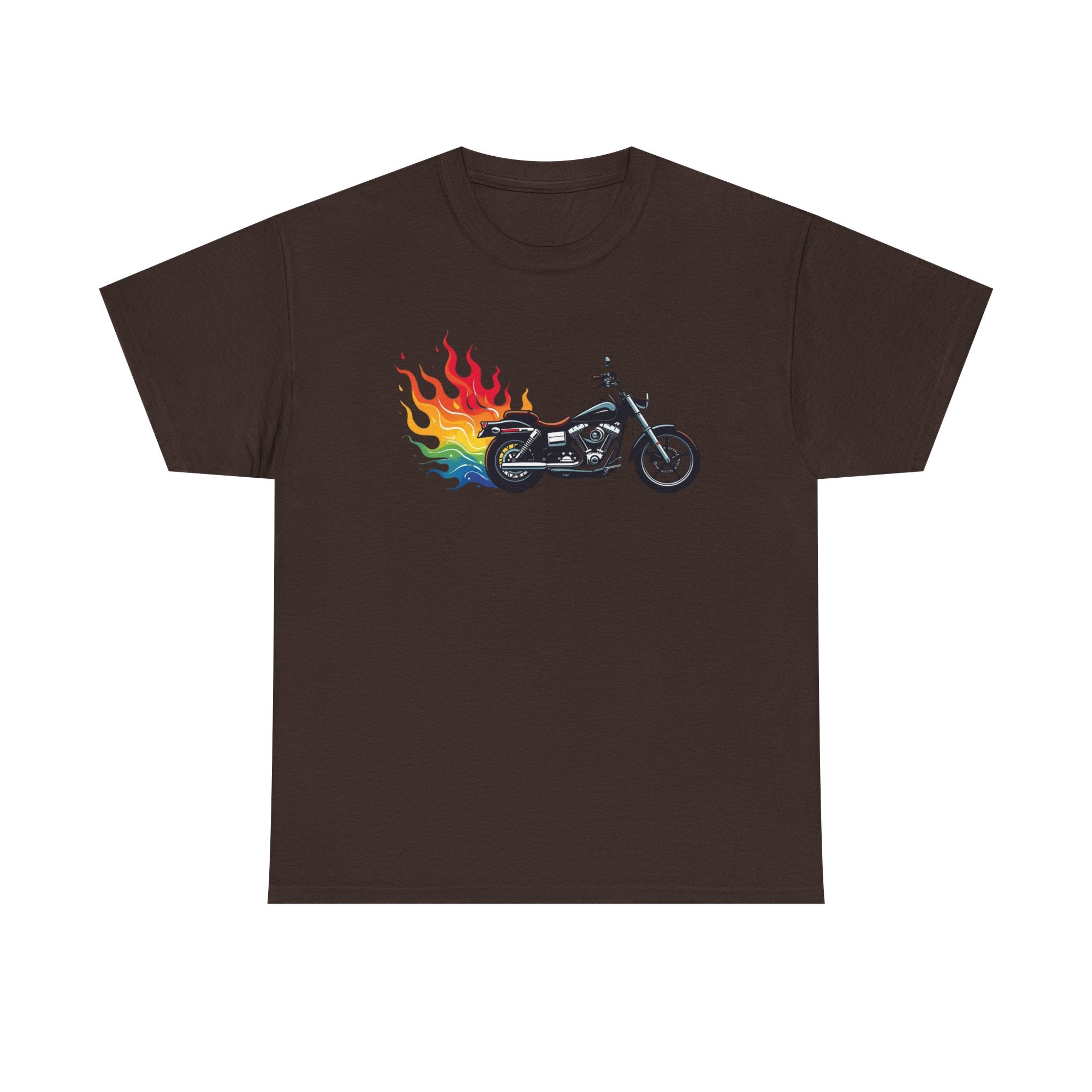 Rainbow Bike Heavy Cotton Tee