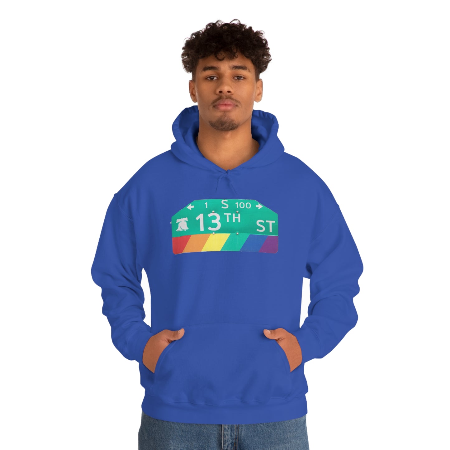 Philly Gayborhood Street Sign Hoodie
