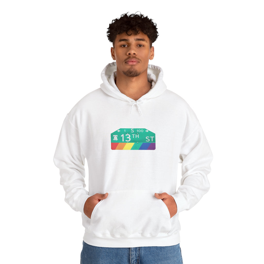 Philly Gayborhood Street Sign  Hoodie