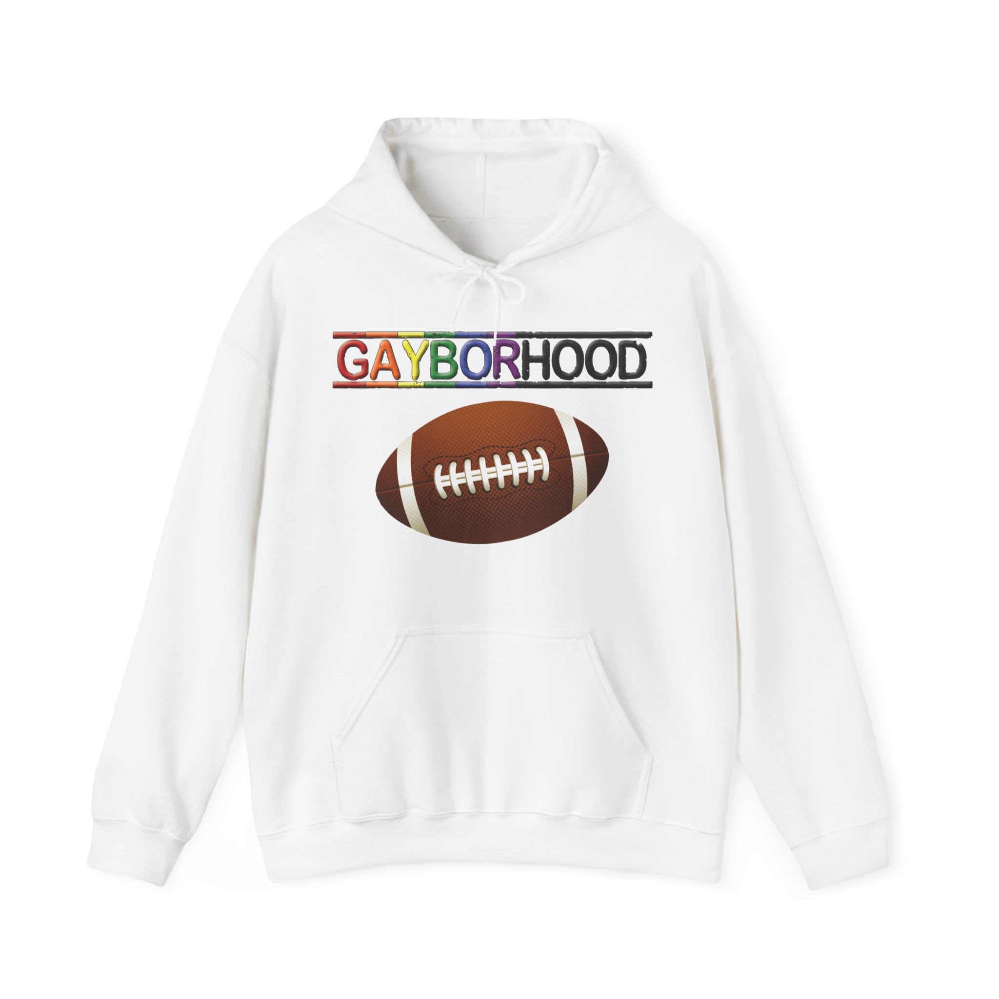 Gayborhood Football Heavy Blend™ Hoodie