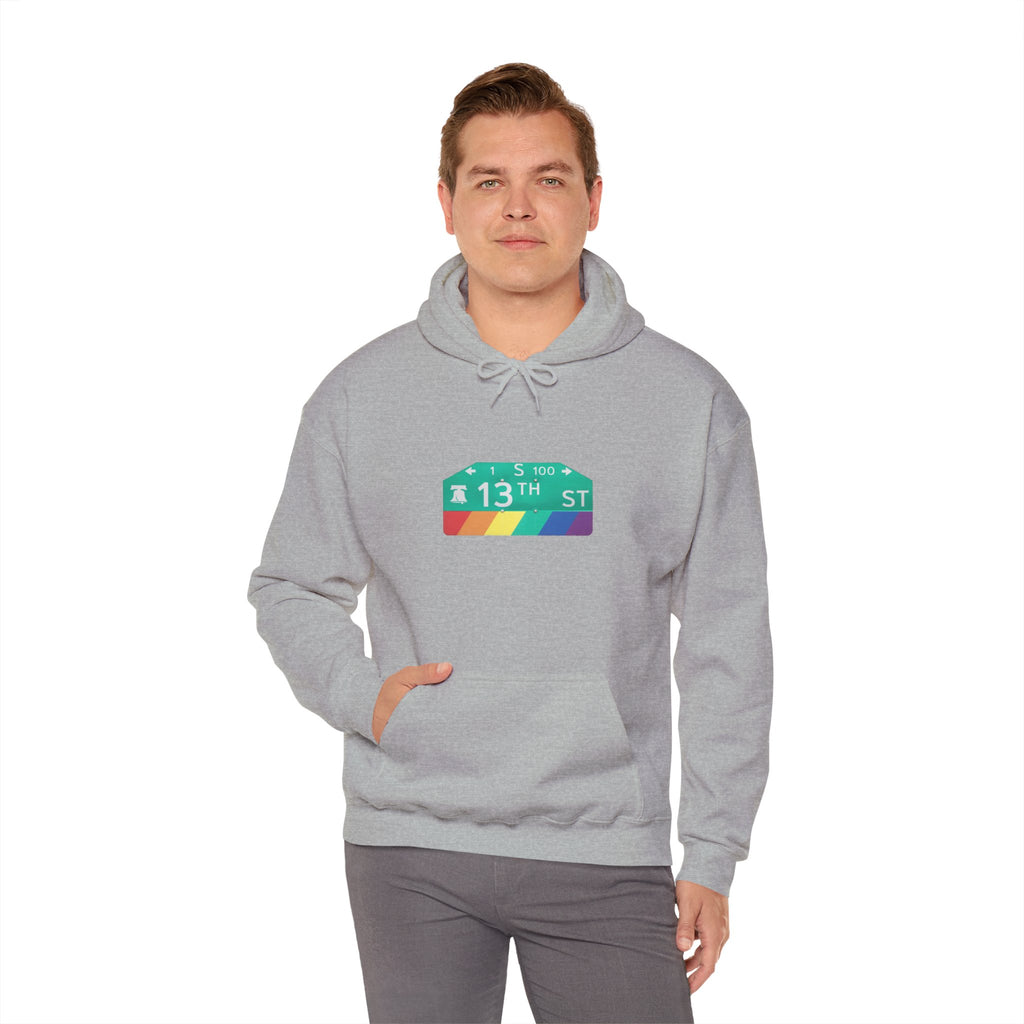 Philly Gayborhood Street Sign  Hoodie
