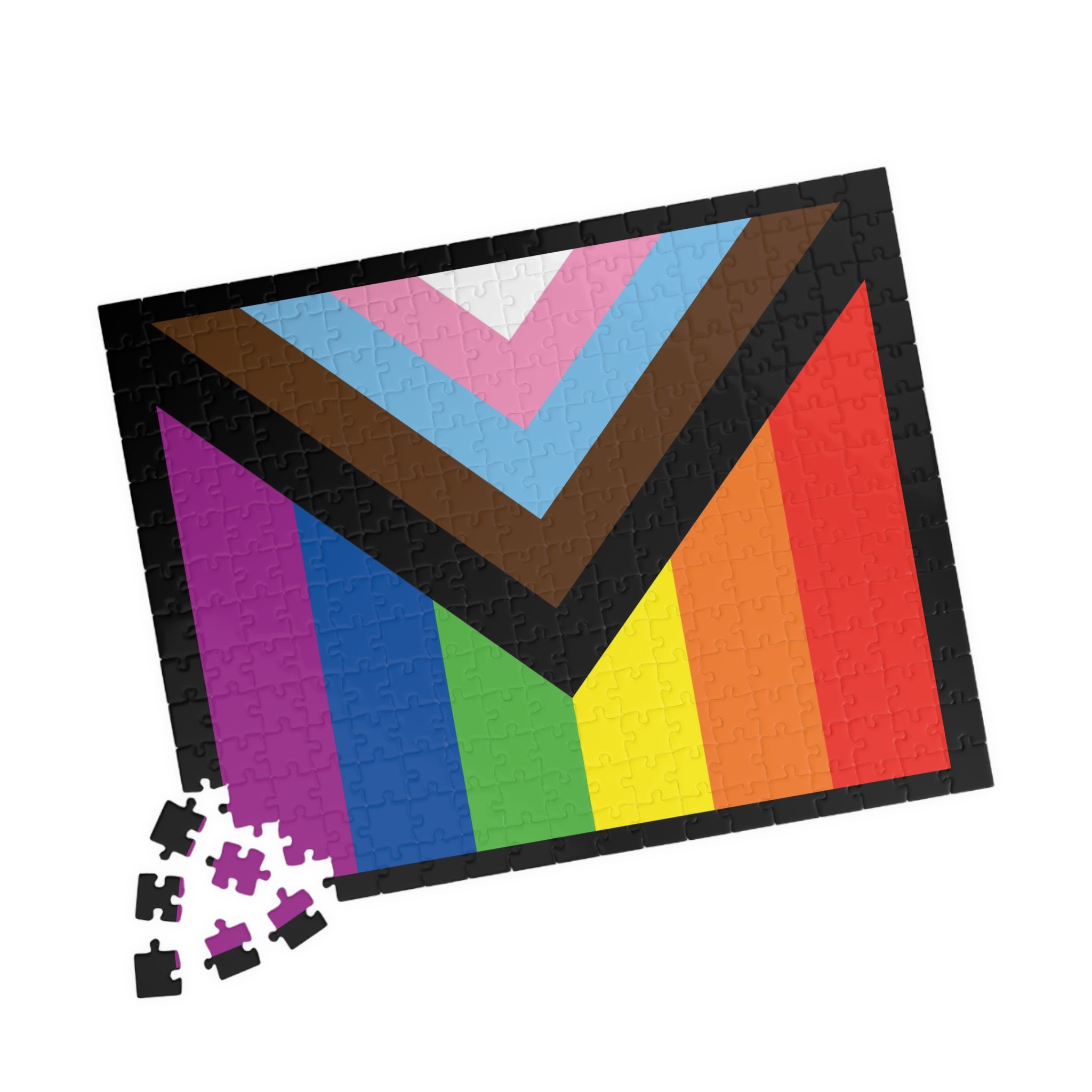 Rainbow Flag Puzzle (110, 252, 520, 1014-piece)