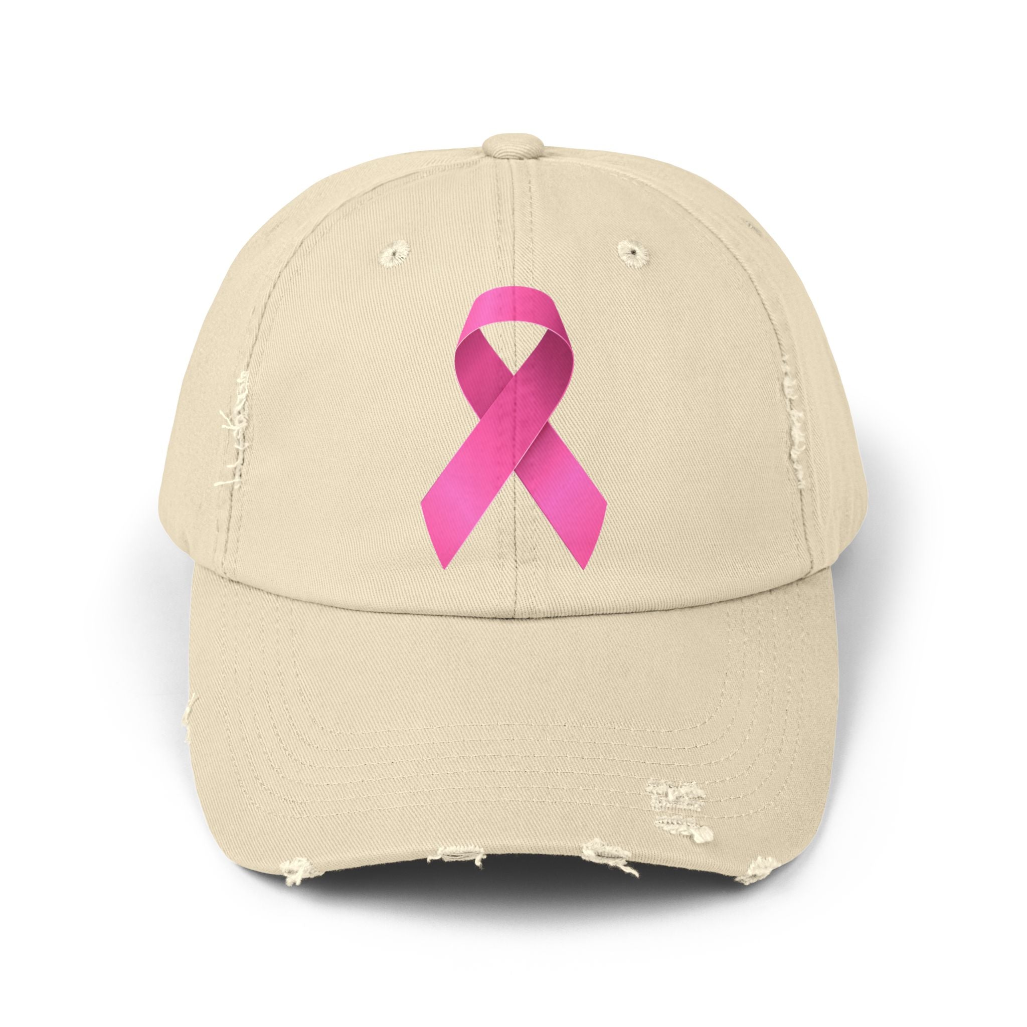 Breast Cancer Distressed Hat