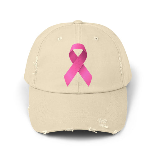 Breast Cancer Distressed Hat
