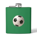 Soccer Stainless Steel Flask, 6oz