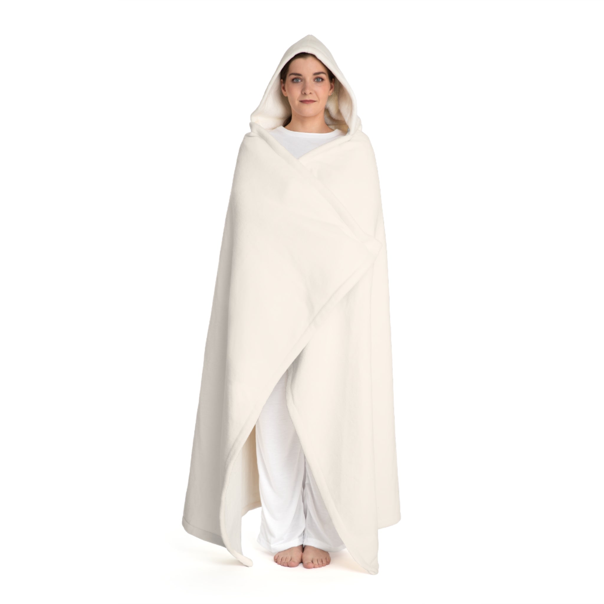 Rainbow "?" Hooded Sherpa Blanket