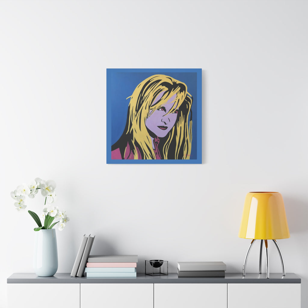 Sisters Nightclub Philly Artwork Melissa Etheridge Matte Canvas