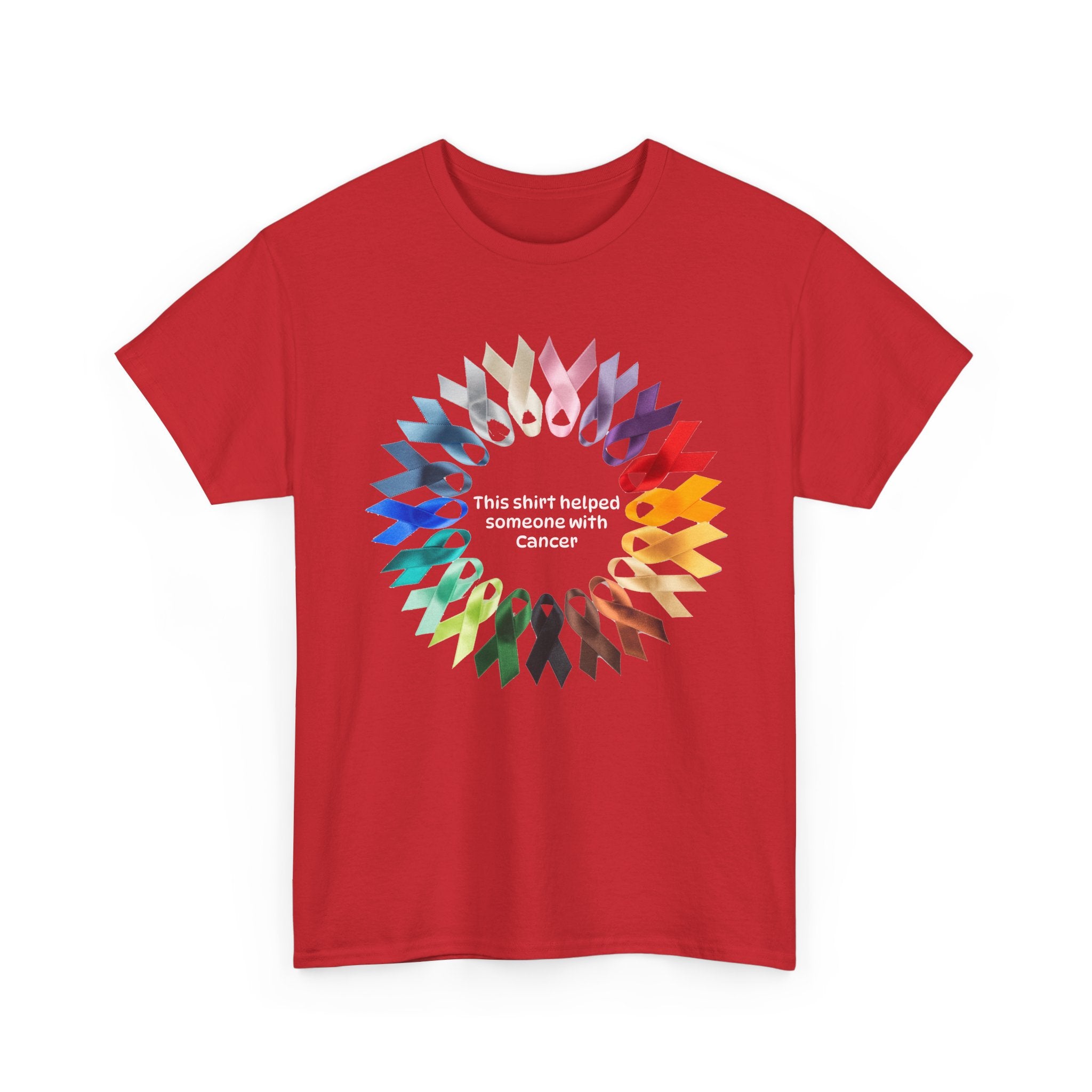 Helped someone with Cancer Heavy Cotton Tee