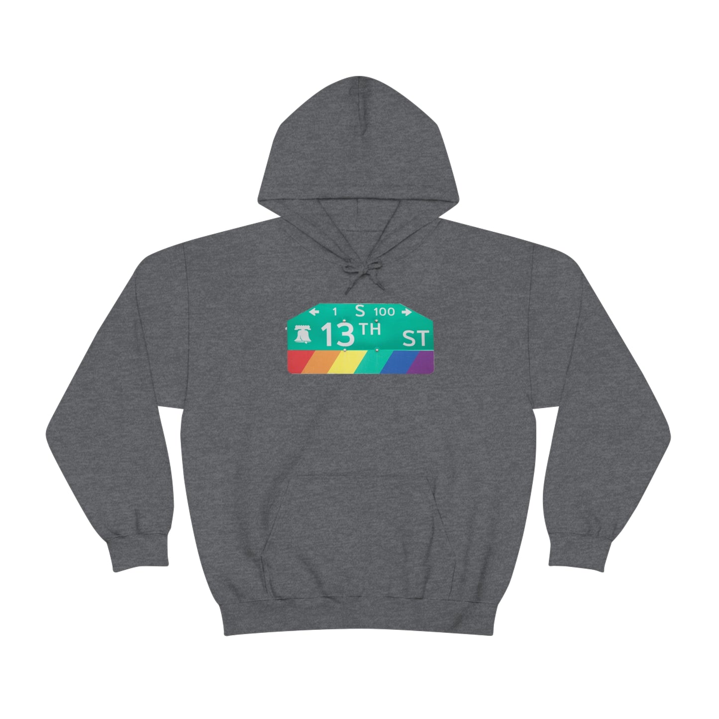 Philly Gayborhood Street Sign Hoodie