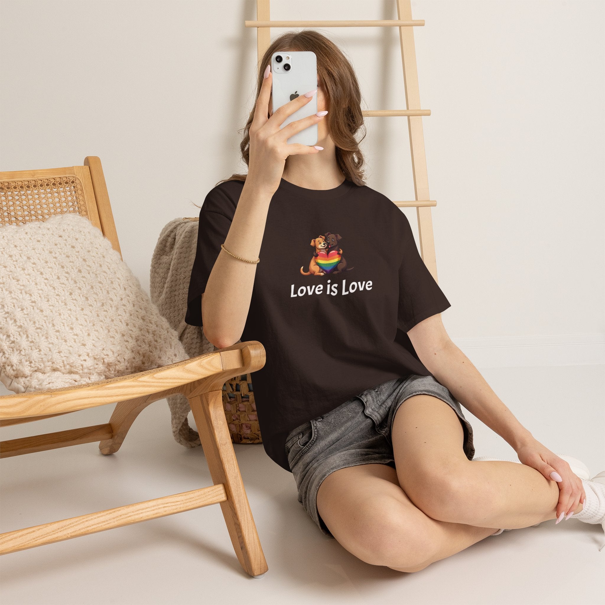 Puppy Love is Love Heavy Cotton Tee