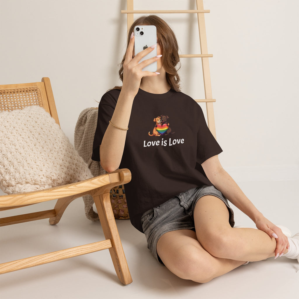 Kitty Love is Love Heavy Cotton Tee