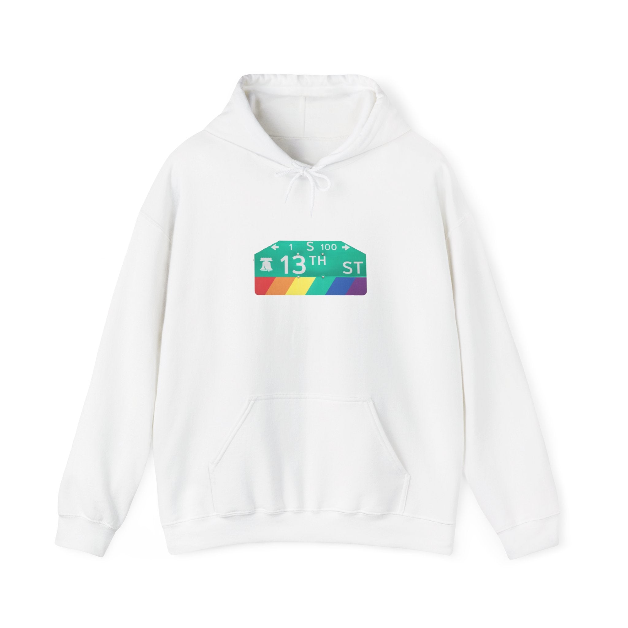 Philly Gayborhood Street Sign  Hoodie