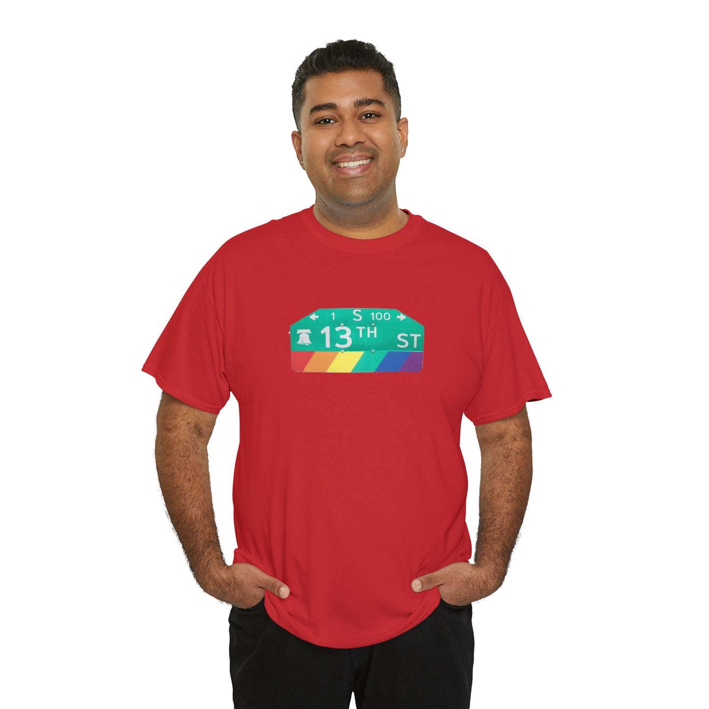 Philly Gayborhood Street Sign Cotton Tee
