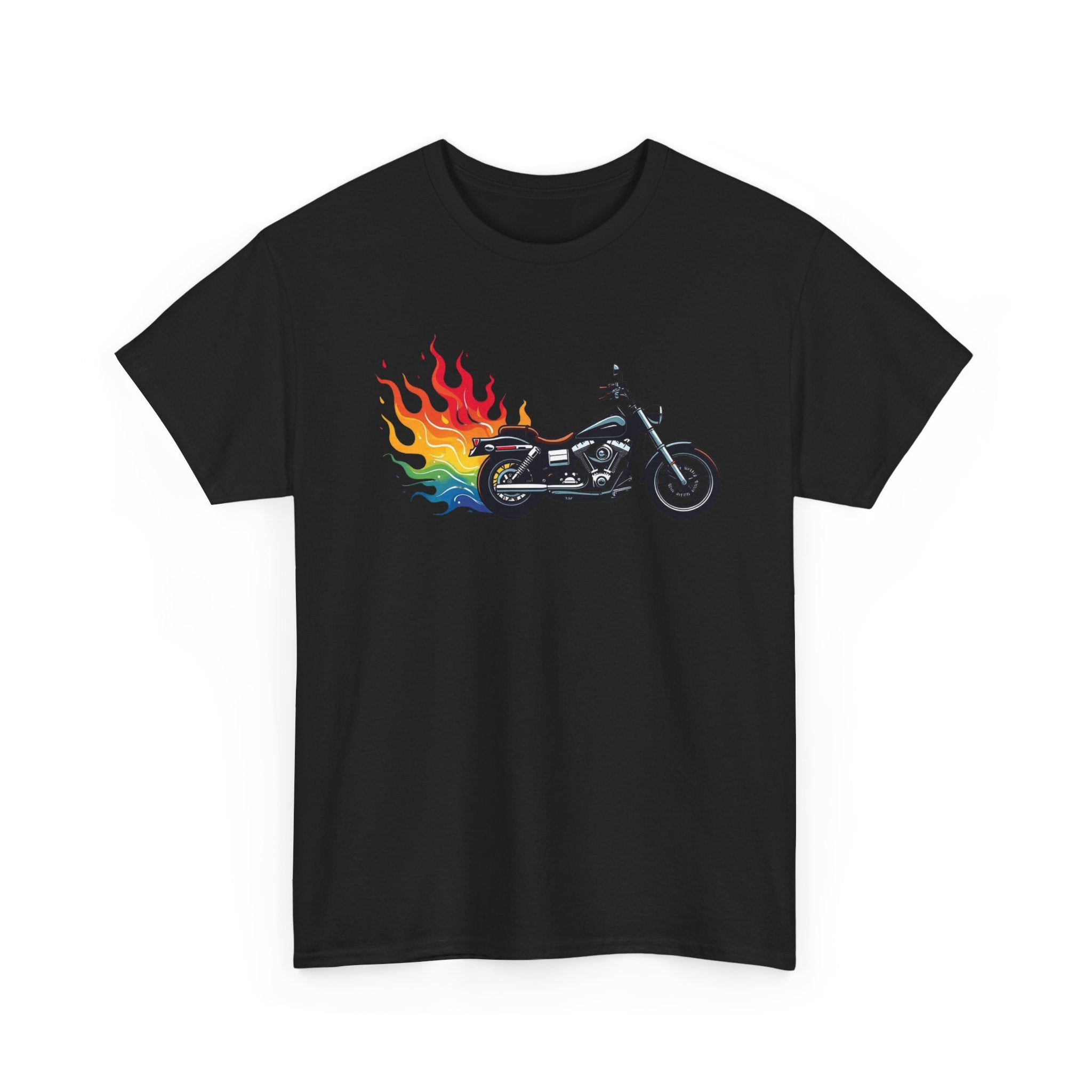 Rainbow Bike Heavy Cotton Tee