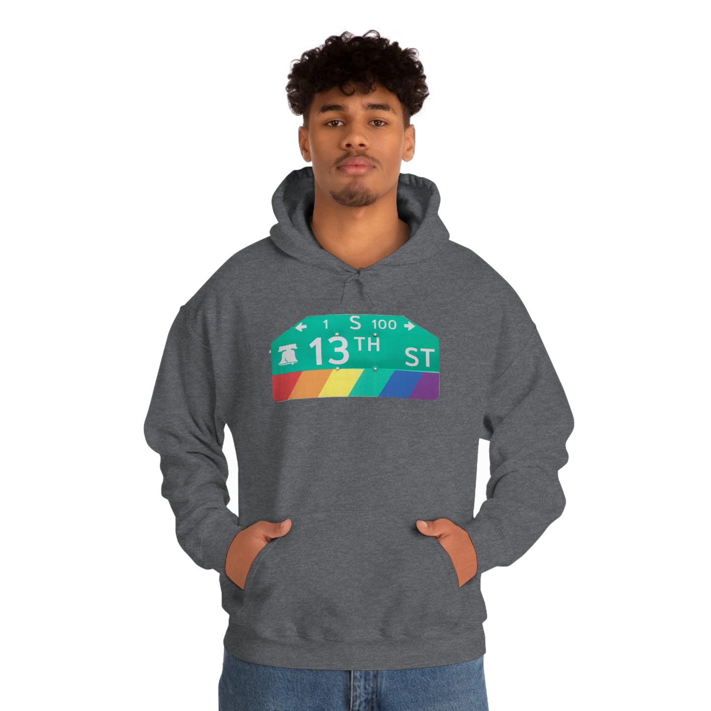 Philly Gayborhood Street Sign Hoodie