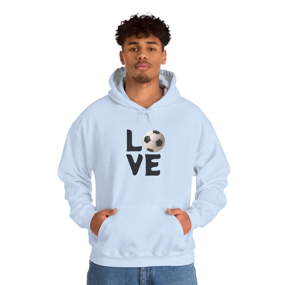 LOVE Soccer Heavy Blend™ Hoodie