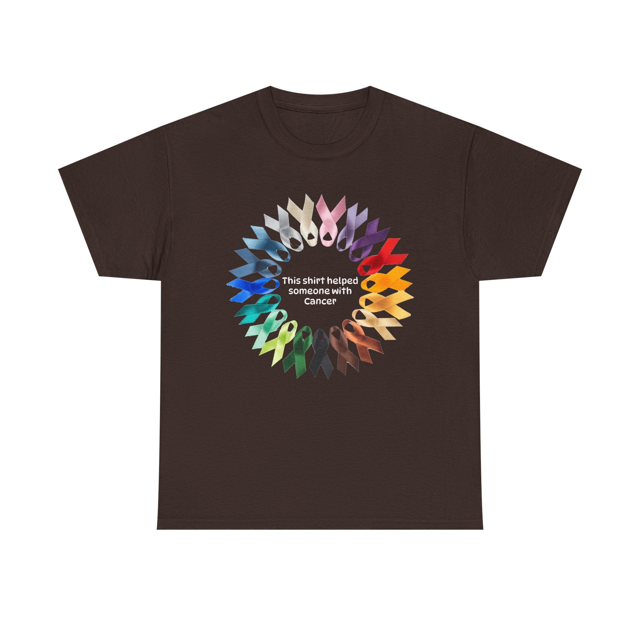 Helped someone with Cancer Heavy Cotton Tee