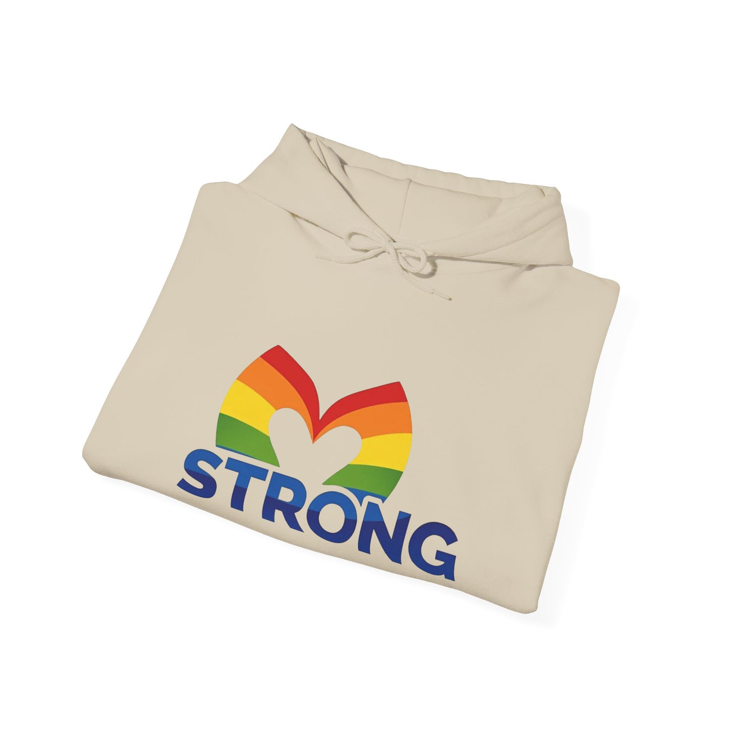 Rainbow Heart STRONG Hoodie