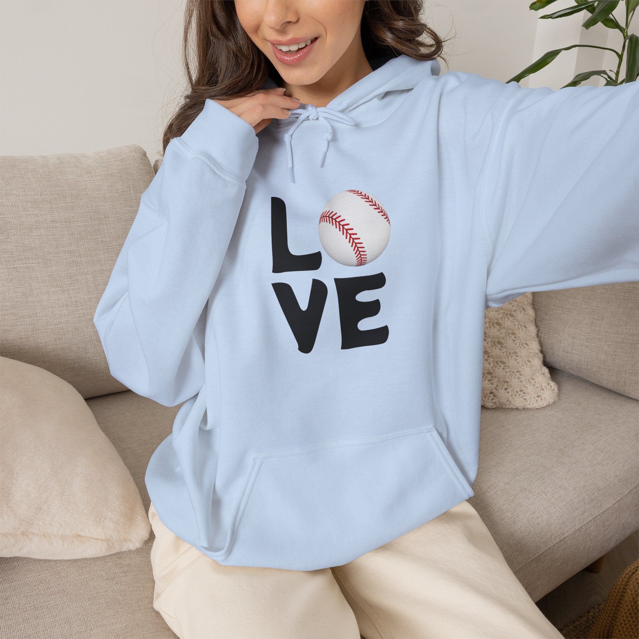 LOVE Baseball Heavy Blend™ Hoodie