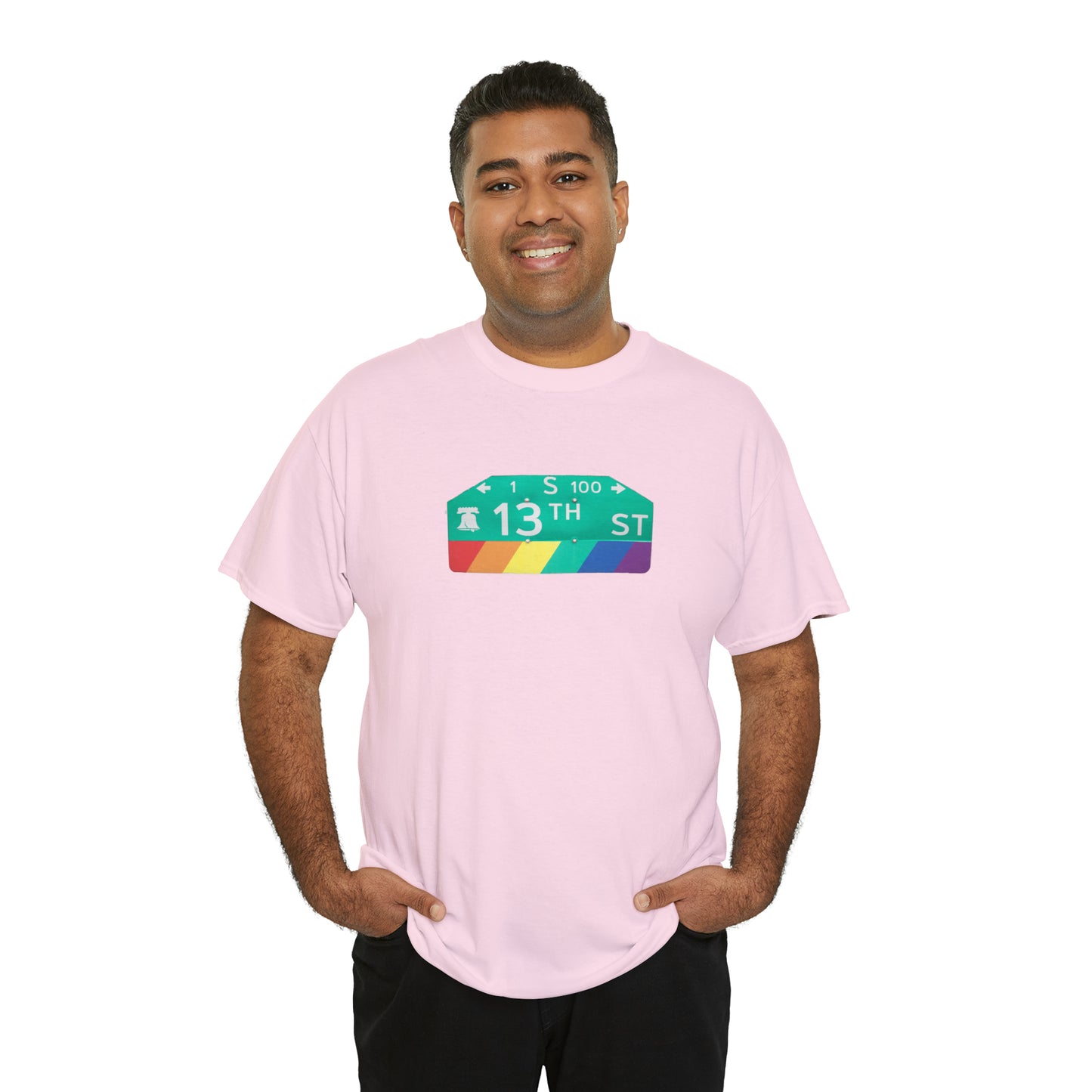Philly Gayborhood Street Sign Cotton Tee