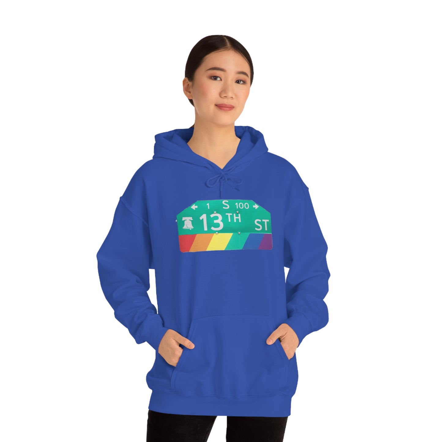 Philly Gayborhood Street Sign Hoodie