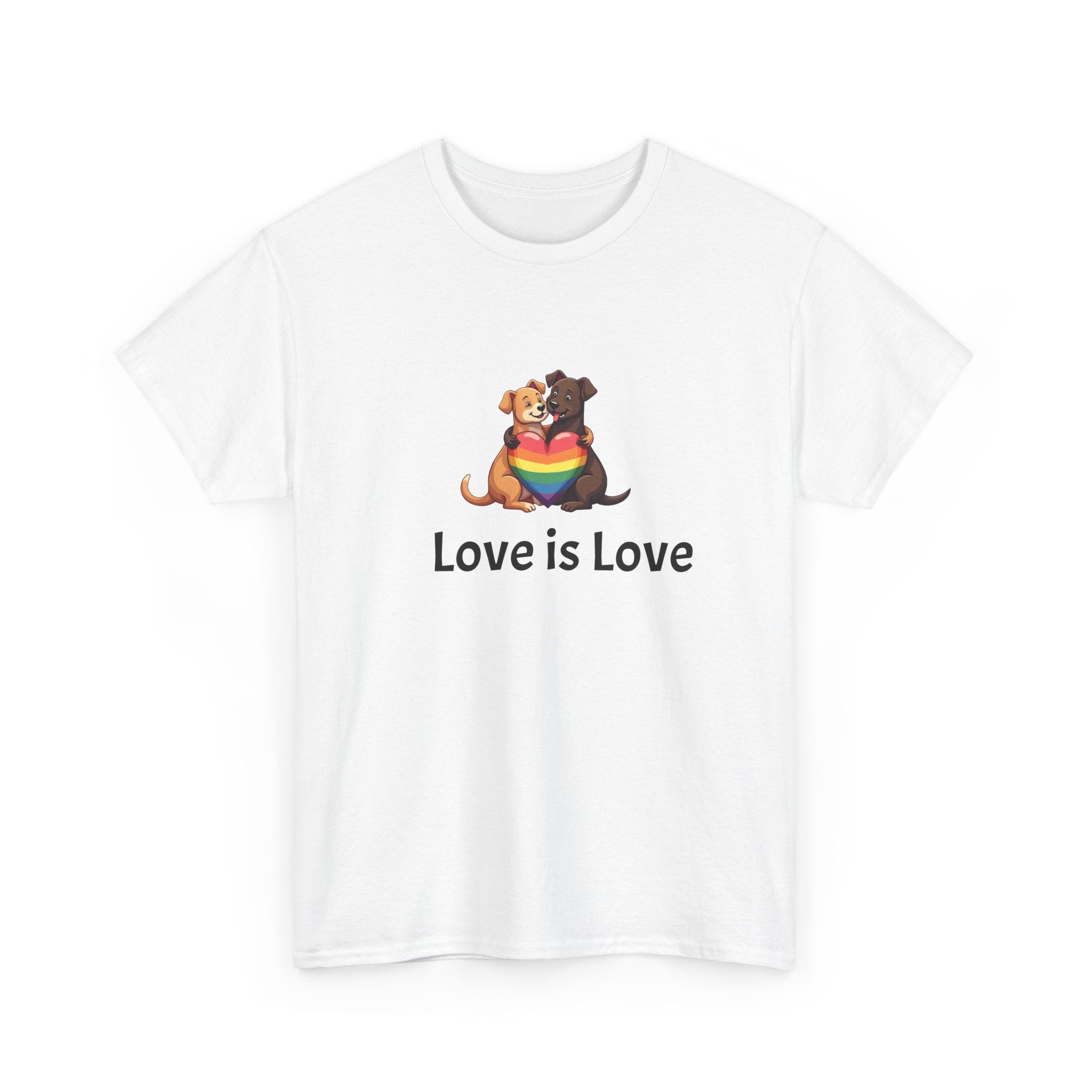 Puppy Love is Love Heavy Cotton Tee