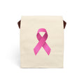 Canvas Lunch Bag Breast Cancer (Pink Ribbon)