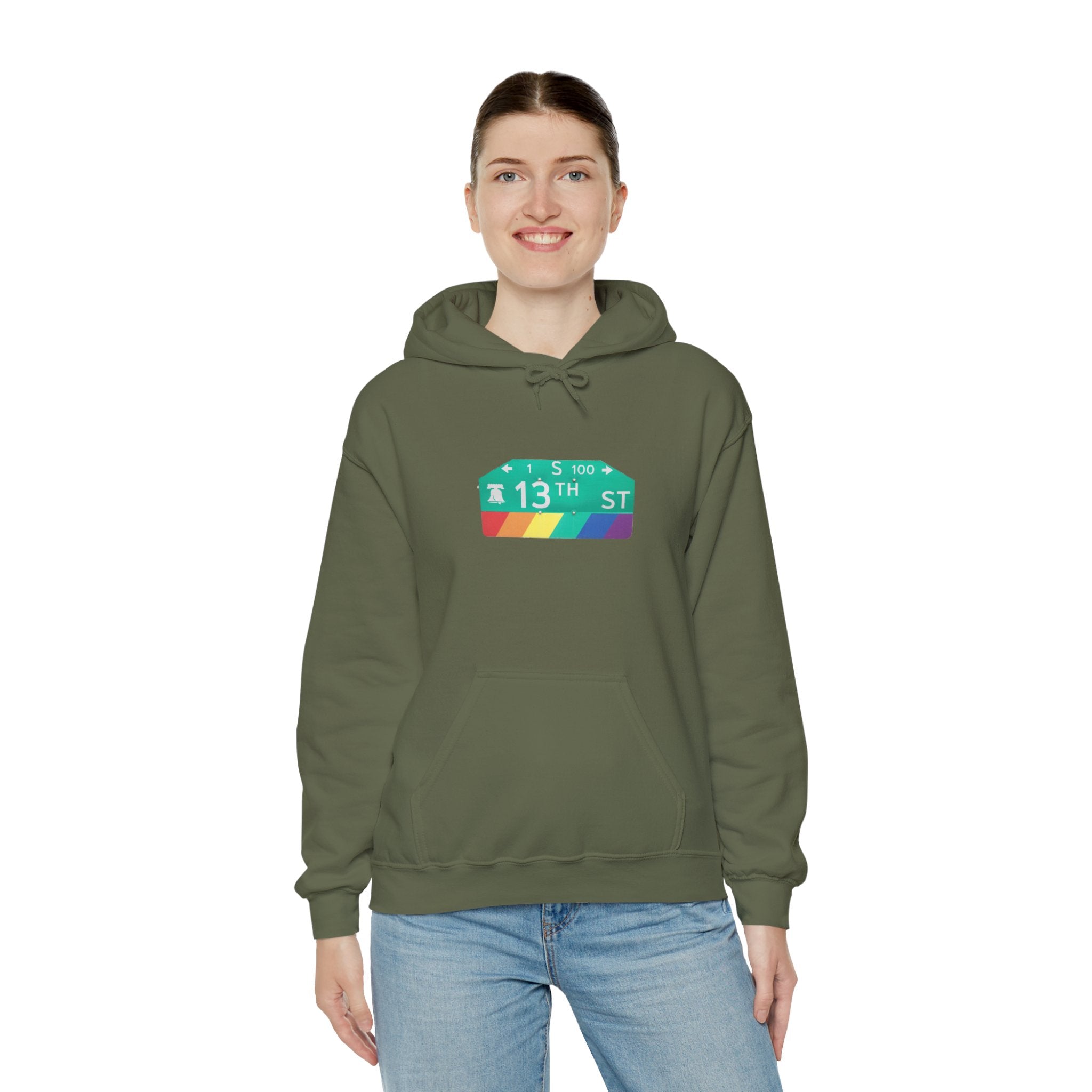 Philly Gayborhood Street Sign  Hoodie