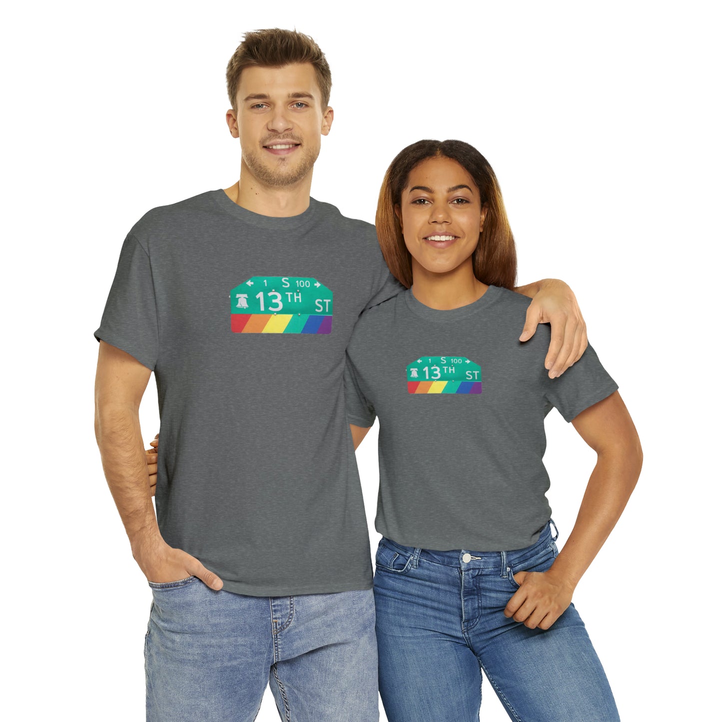 Philly Gayborhood Street Sign Cotton Tee