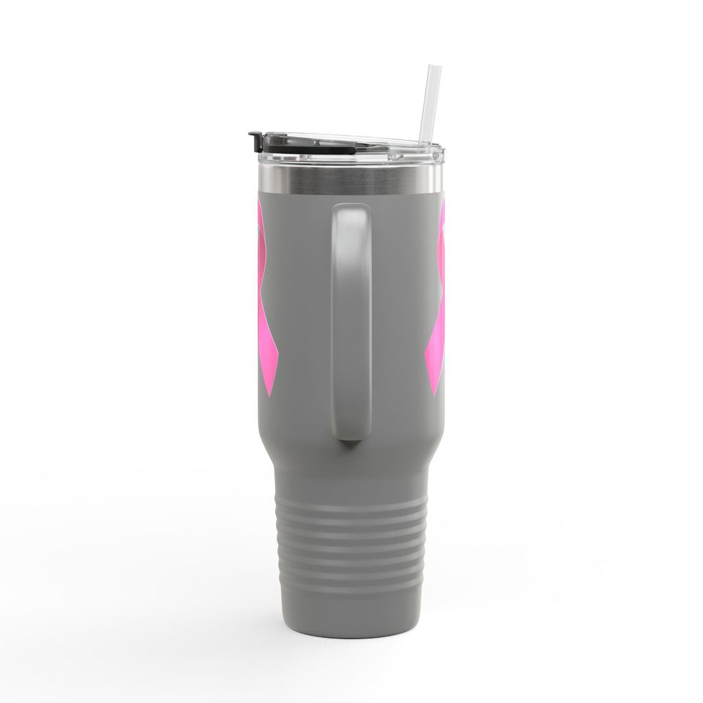 Pink Ribbon Insulated Travel Mug, 40oz