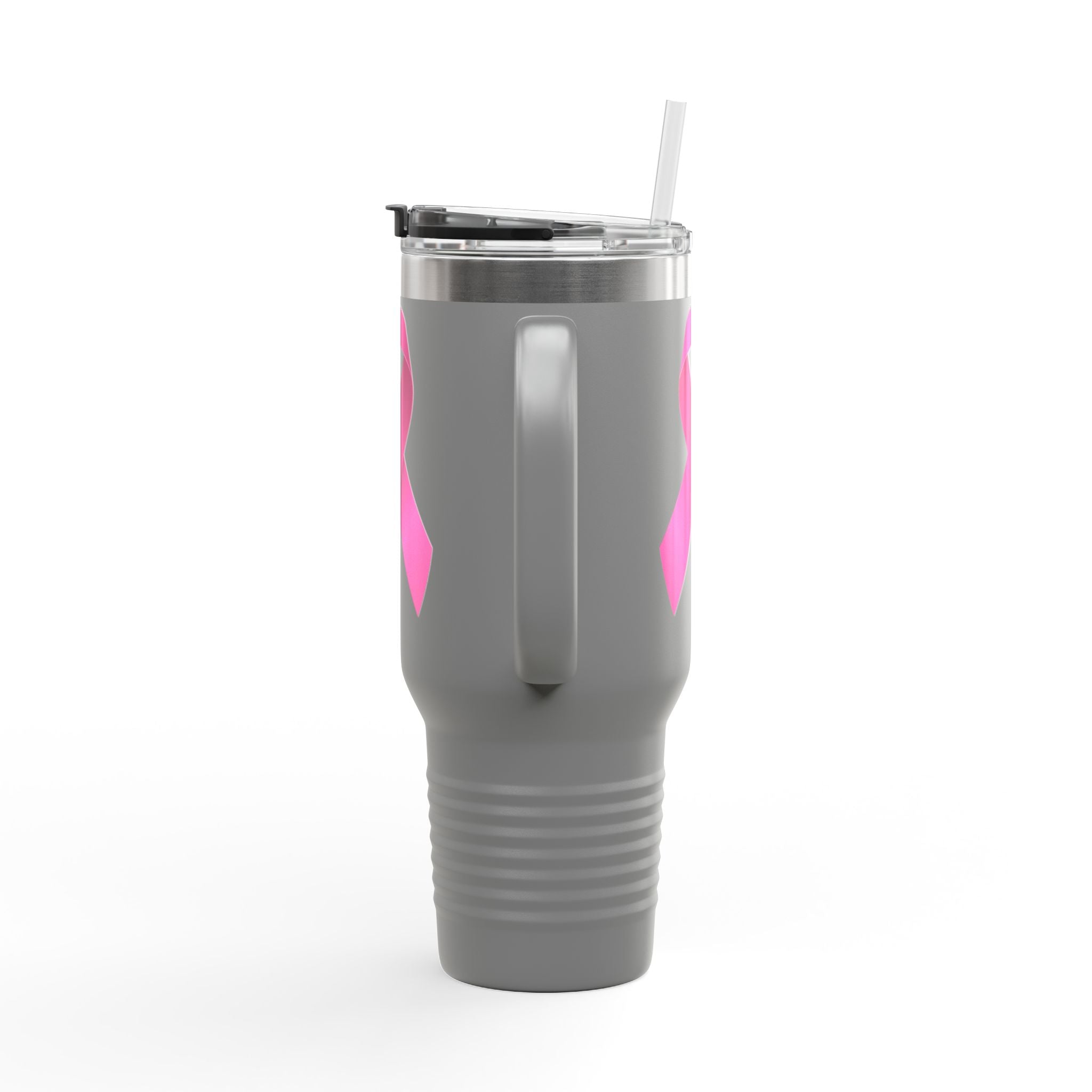 Pink Ribbon Insulated Travel Mug, 40oz