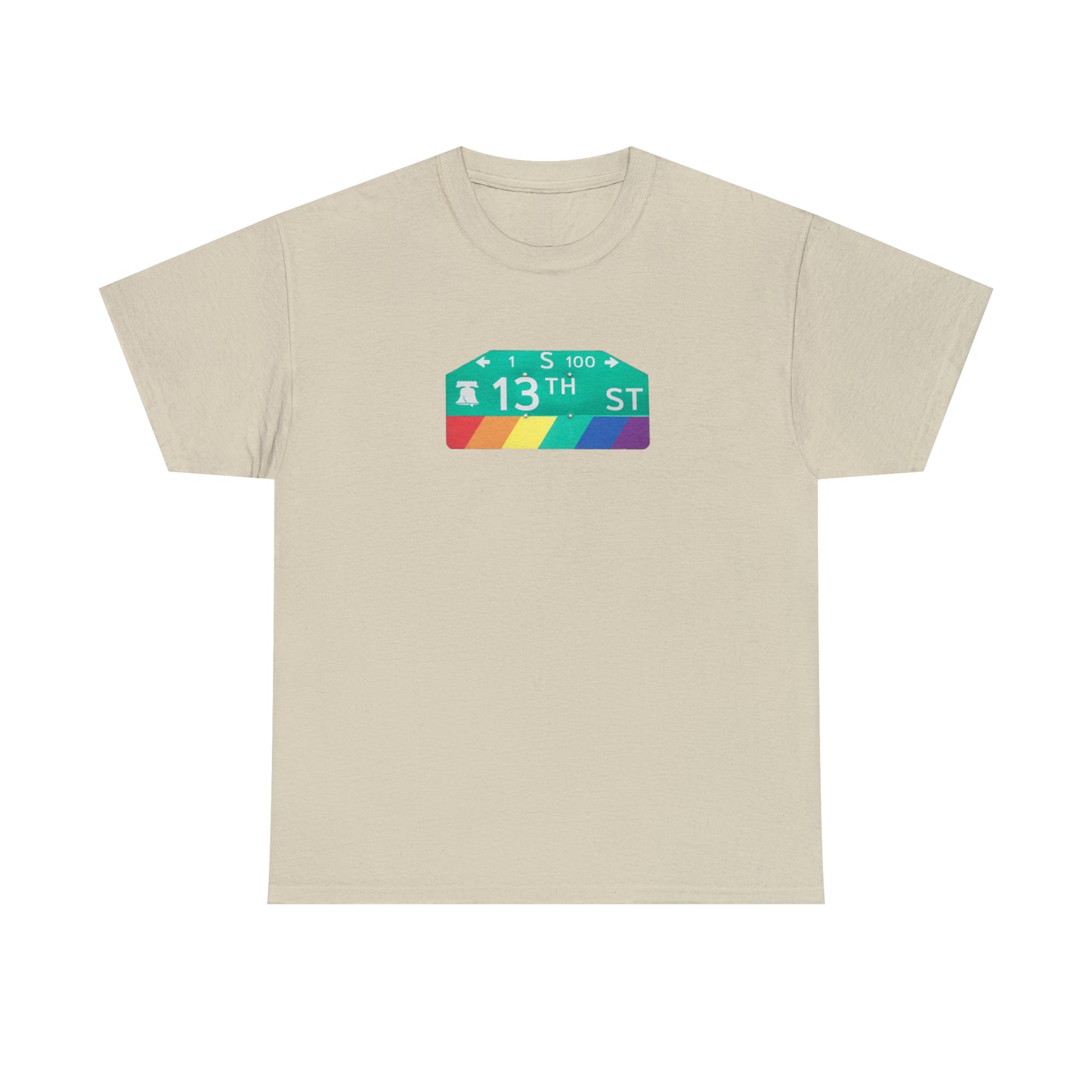 Philly Gayborhood Street Sign Cotton Tee
