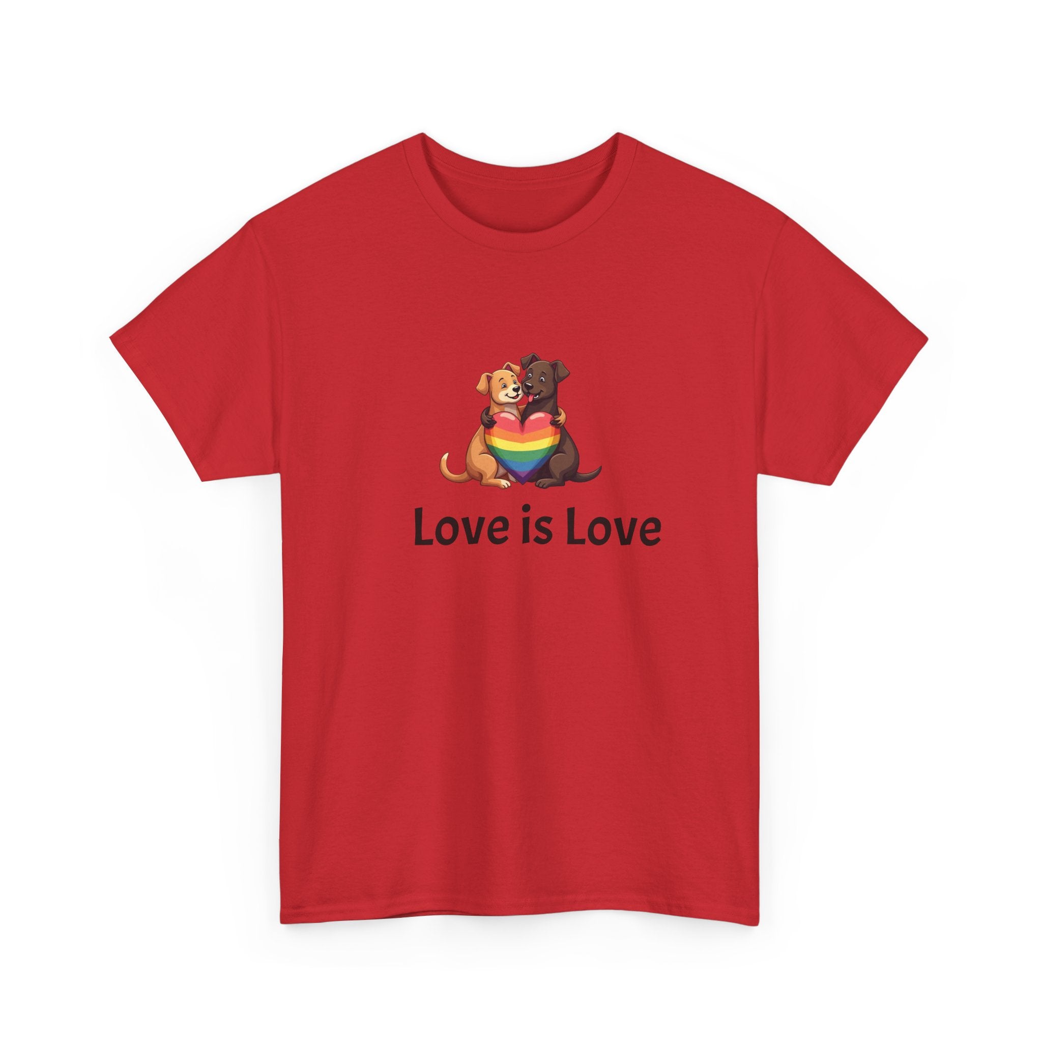 Puppy Love is Love Heavy Cotton Tee
