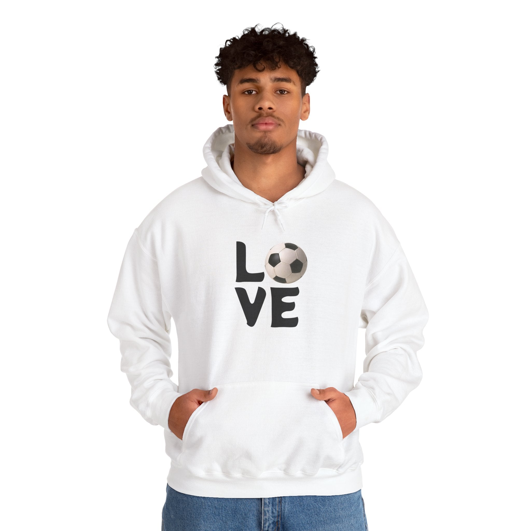 LOVE Soccer Heavy Blend™ Hoodie