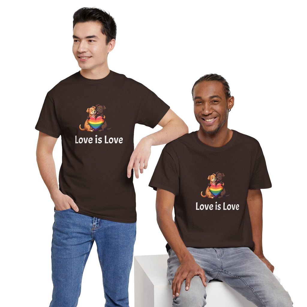 Puppy Love is Love Heavy Cotton Tee