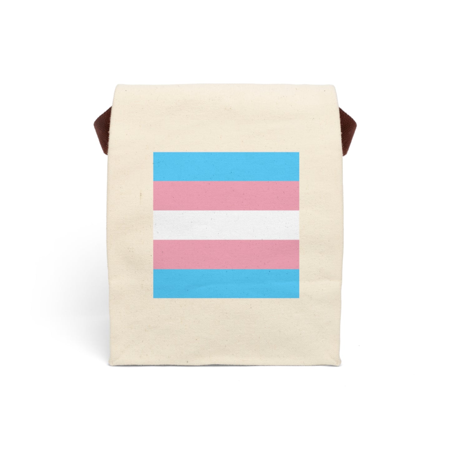 Canvas Lunch Bag Trans Flag