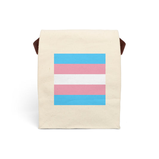 Canvas Lunch Bag Trans Flag